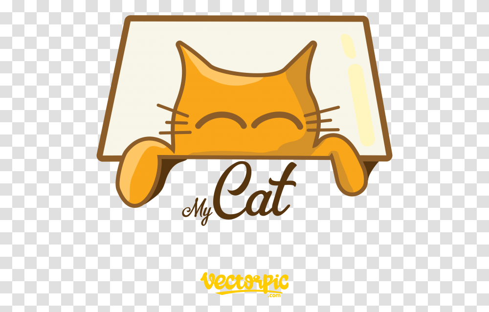 Funny Cat Logo Free Vector Dia Del Padre Con Un Gallo, Cushion, Pillow, Text, Furniture Transparent Png