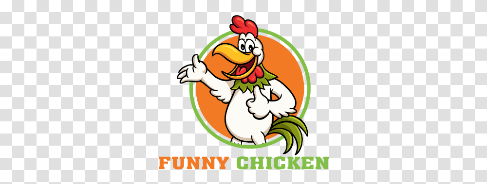 Funny Chicken Cartoon, Poster, Advertisement, Plant, Grain Transparent Png
