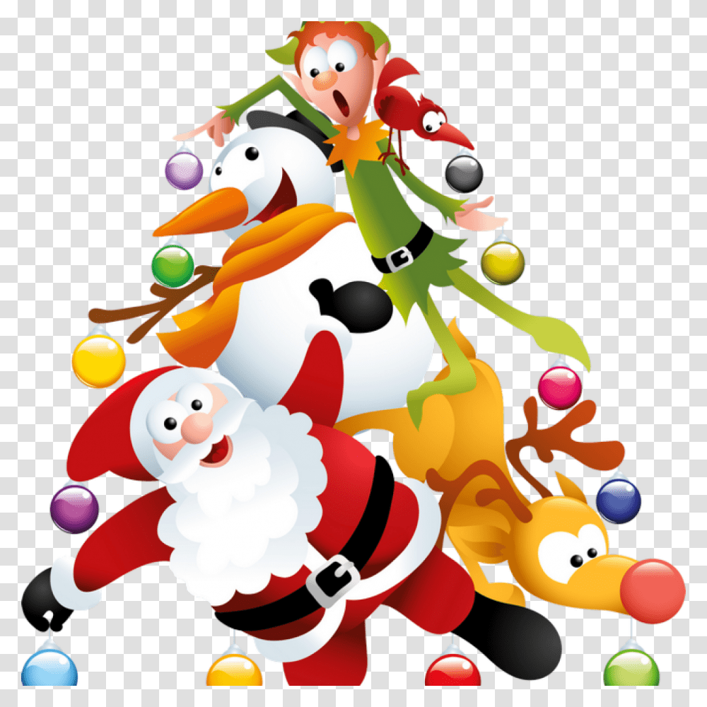 Funny Christmas Clipart Funny Christmas Funny Christmas Tree Clipart, Plant, Ornament, Snowman Transparent Png