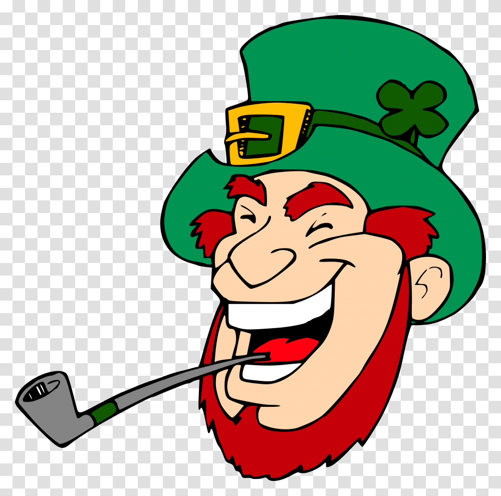 Funny Clipart Leprechaun, Label, Elf Transparent Png