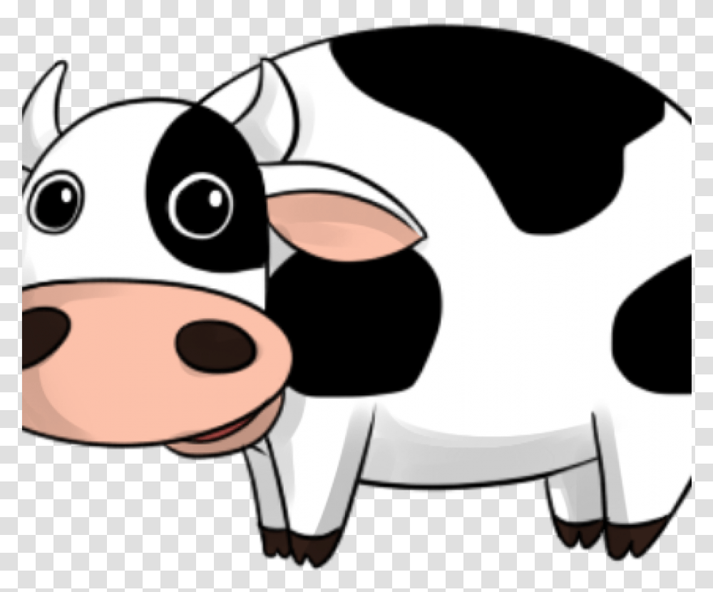 Funny Cow Clipart Funny Cow Vector Huge Cute Cartoon Cow, Cattle, Mammal, Animal Transparent Png