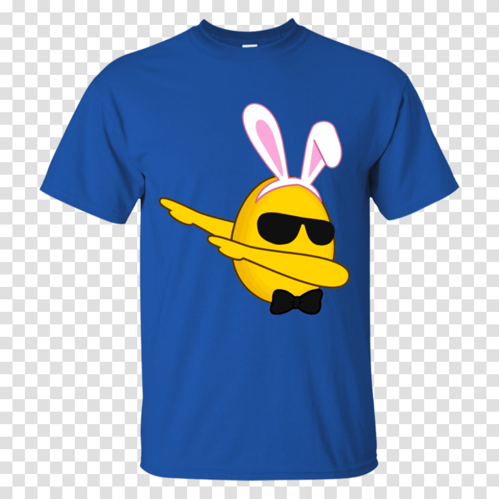 Funny Dabbing Emoji Bunny Easter Shirt Cute Dab Emoji Bunny Easter, Apparel, T-Shirt, Pac Man Transparent Png