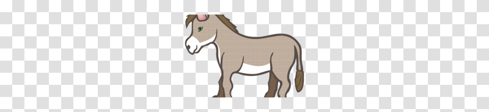 Funny Donkey Clipart, Mammal, Animal, Label Transparent Png