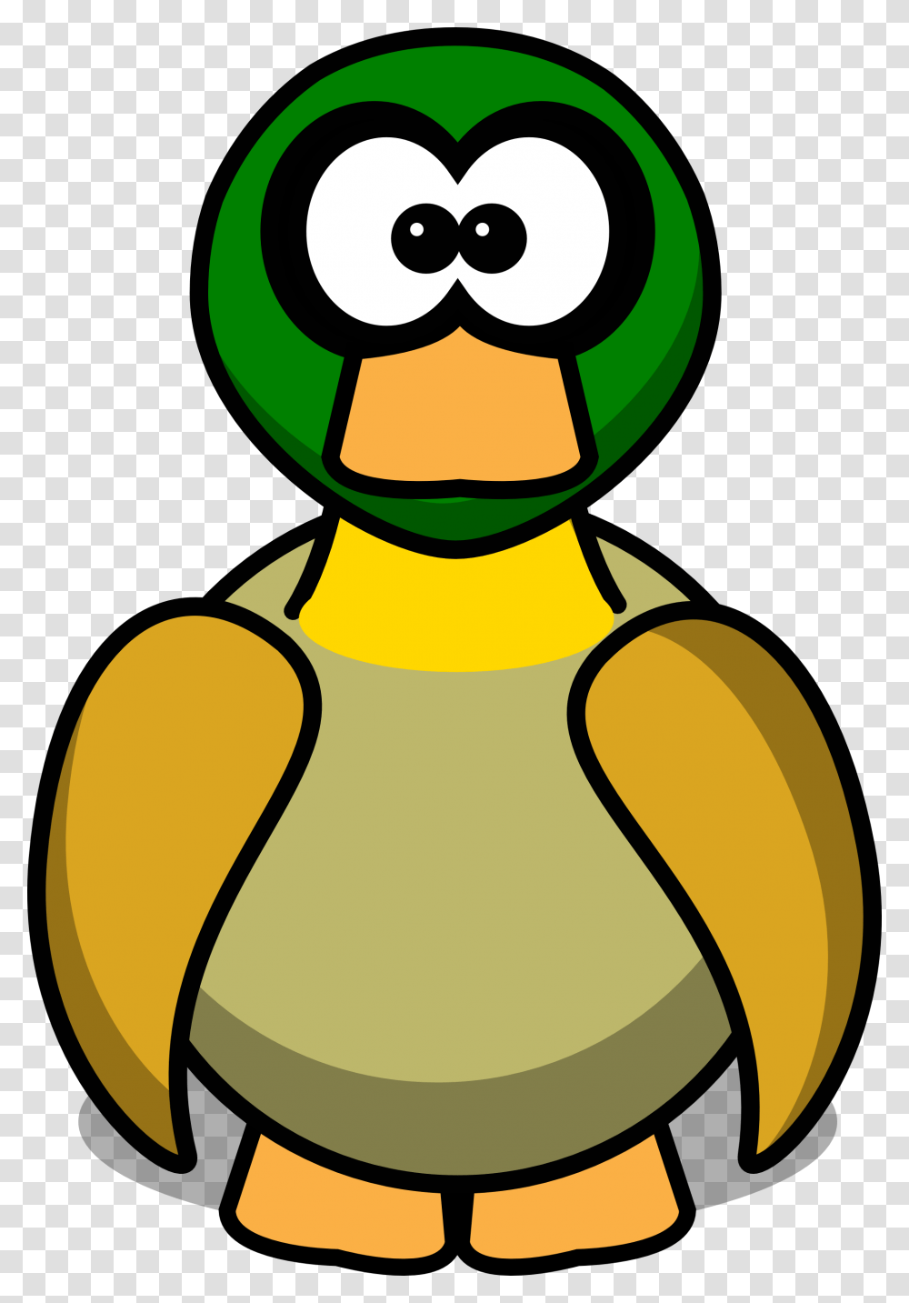 Funny Duck Clipart Free Ducks, Animal, Penguin, Bird, Insect Transparent Png