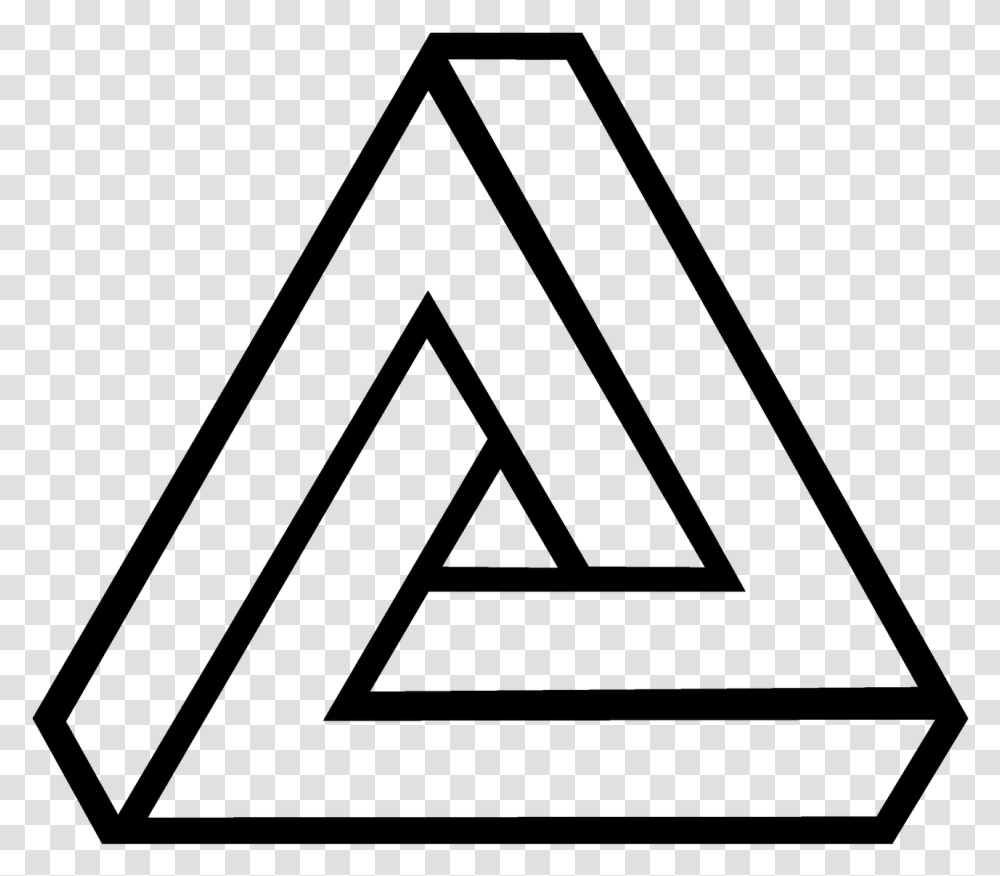 Funny Easy Easy Optical Illusions To Draw For Kids Penrose Triangle, Gray, World Of Warcraft Transparent Png