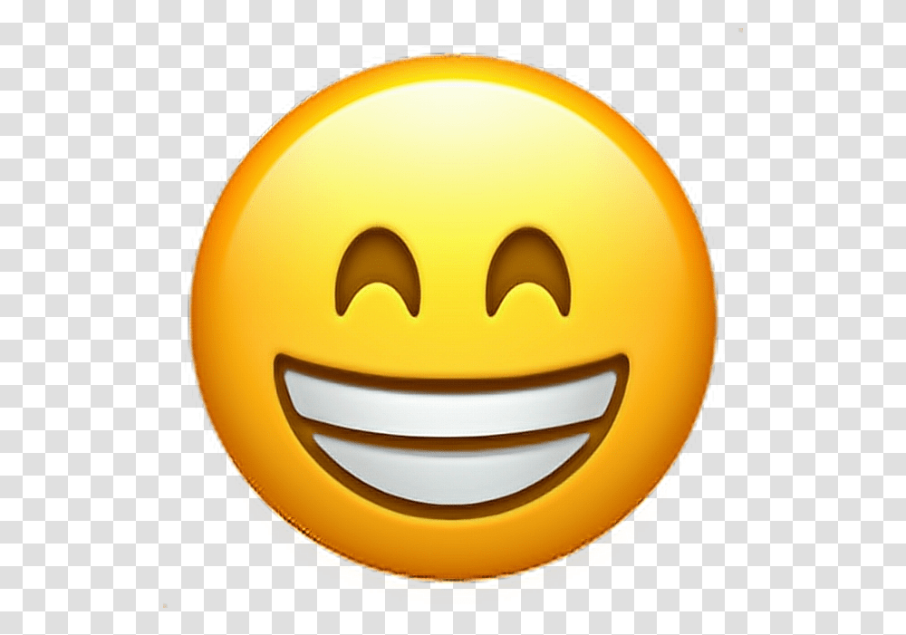 Funny Face Emoji Emoticon Iphone Iphonee Beaming Face With Smiling Eyes Emoji, Helmet, Clothing, Pumpkin, Vegetable Transparent Png
