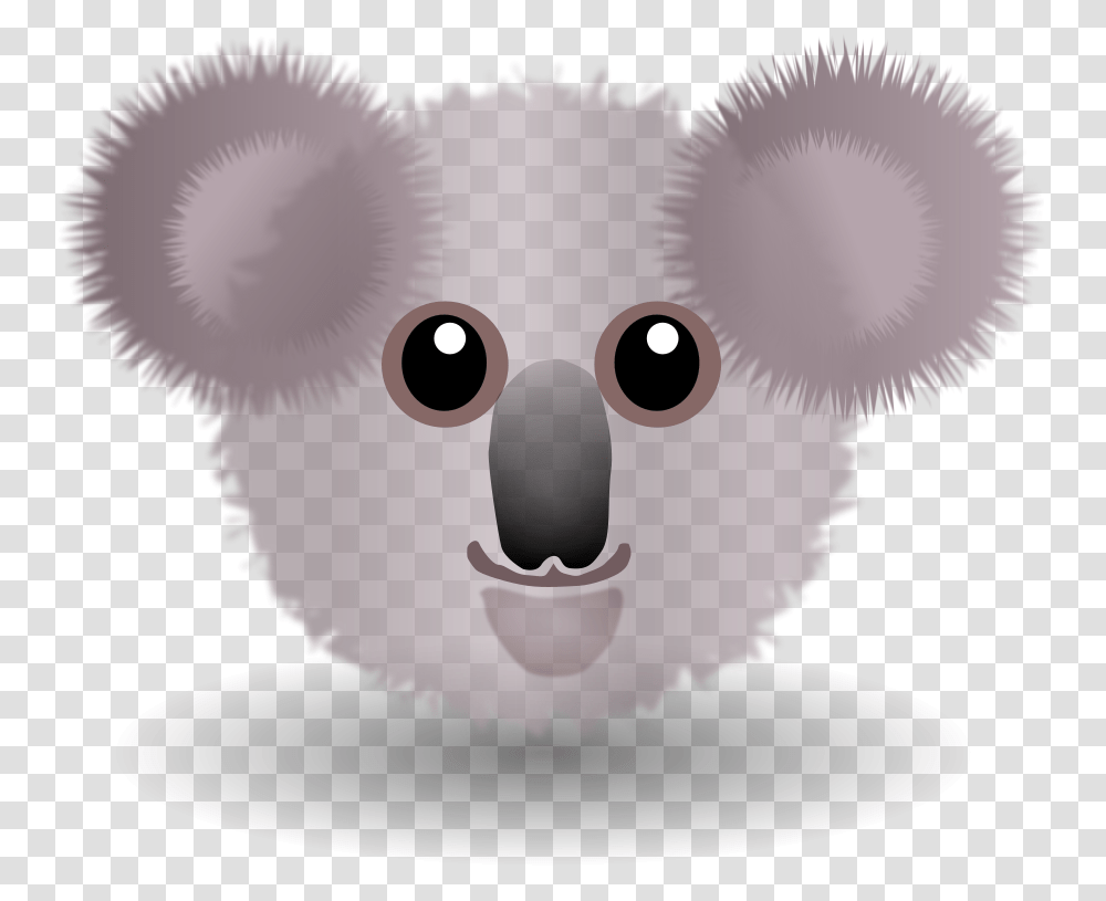 Funny Faces Cartoon Koala Face, Wildlife, Mammal, Animal, Balloon Transparent Png