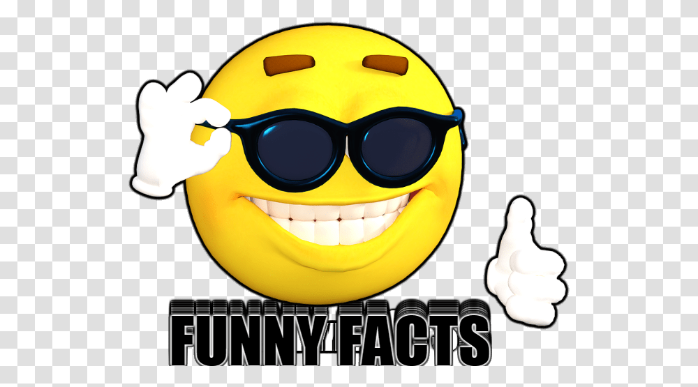 Funny Facts That You Have Never Know Emoji With Sunglasses Thumbs Up, Accessories, Accessory, Pac Man, Person Transparent Png
