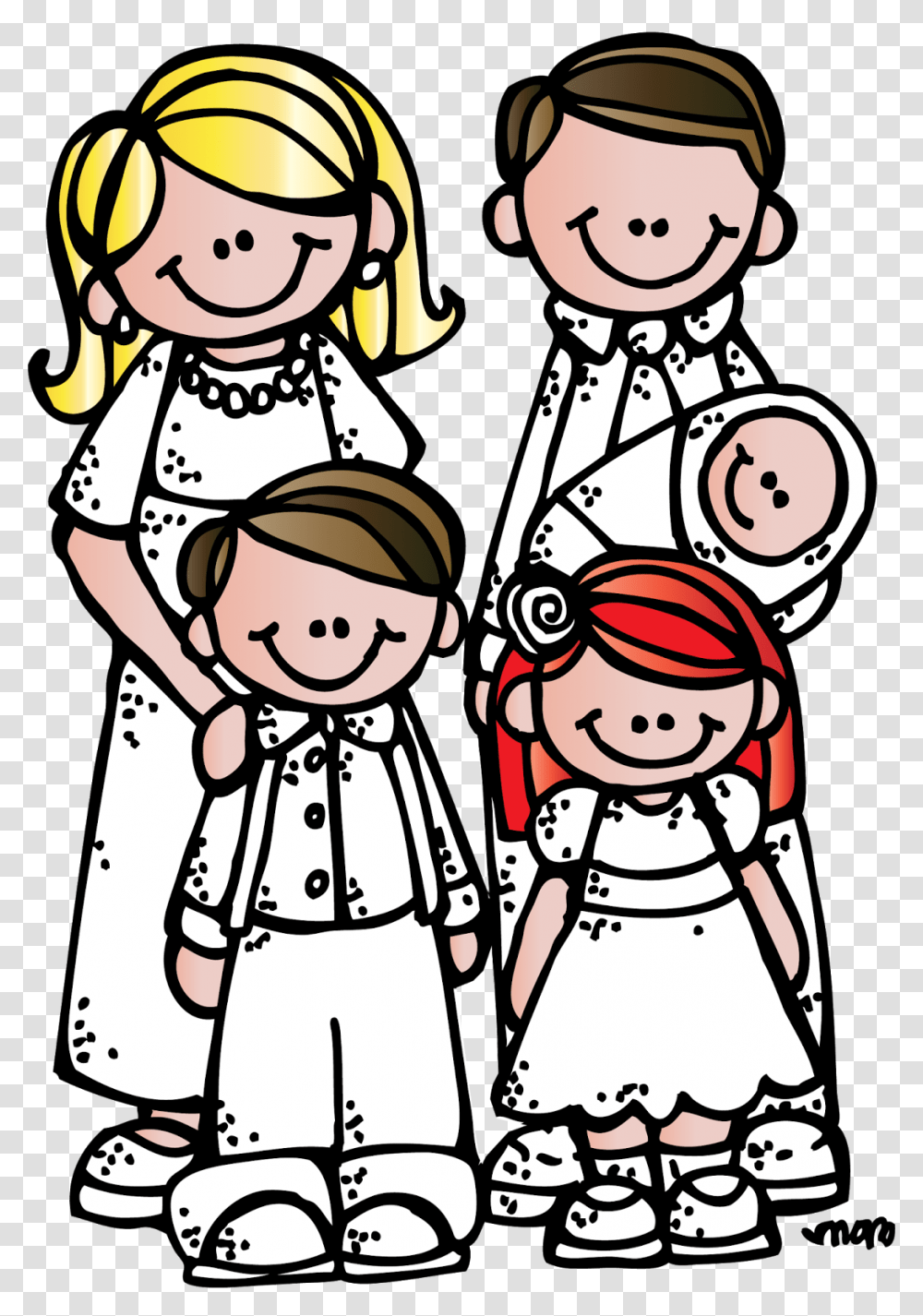 Funny Family Clipart, Chef, Drawing, Nurse, Doodle Transparent Png