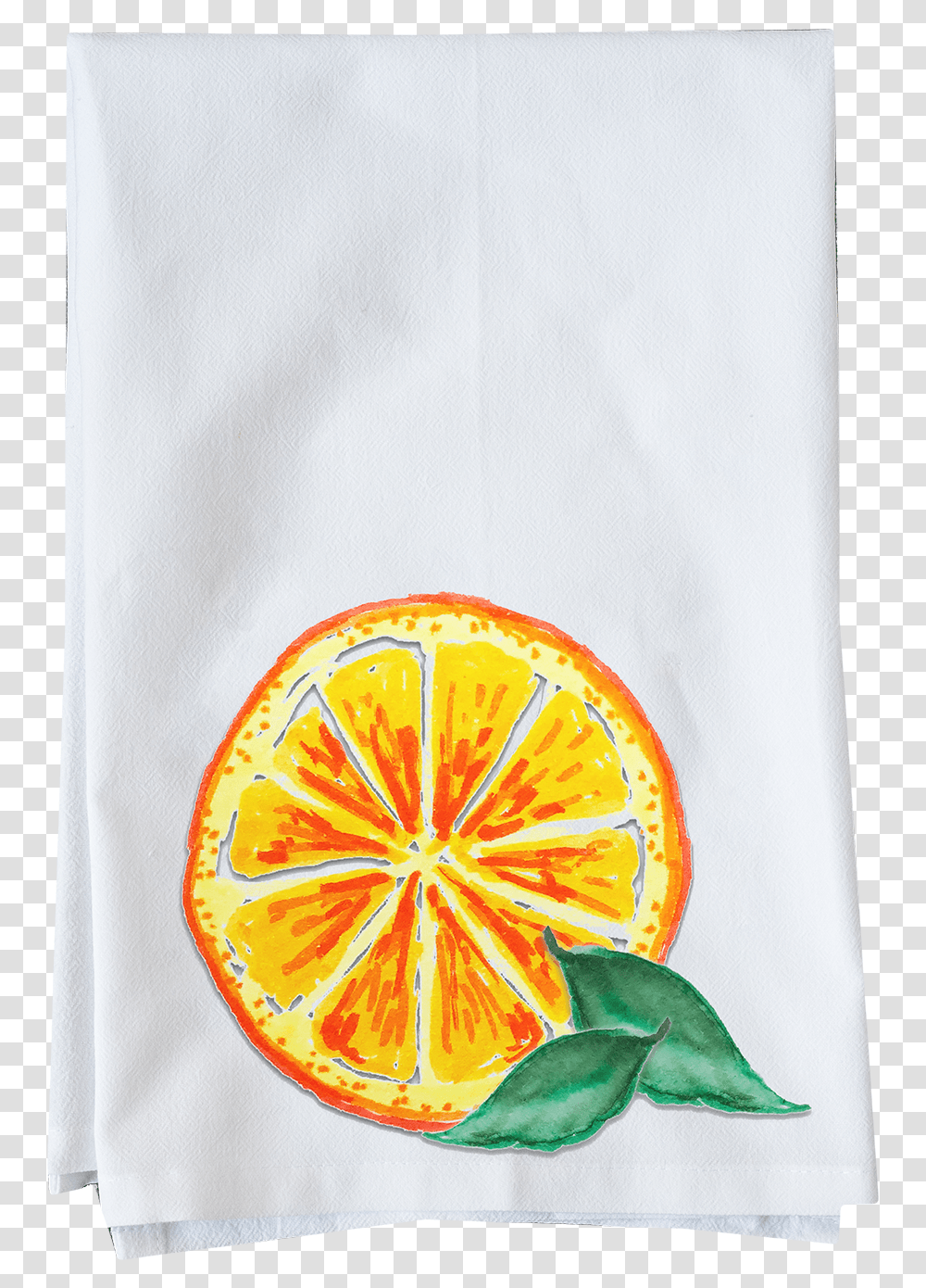 Funny Flour Sack Towel Orange Slice, Citrus Fruit, Plant, Food, Grapefruit Transparent Png