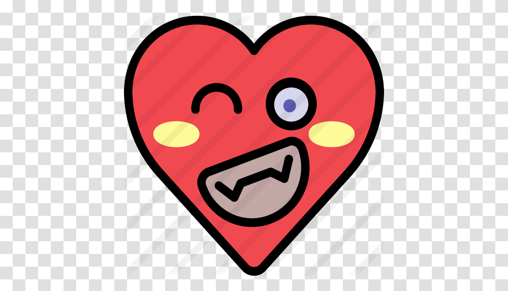 Funny Free Smileys Icons Crush Heart, Plectrum, Pillow, Cushion Transparent Png