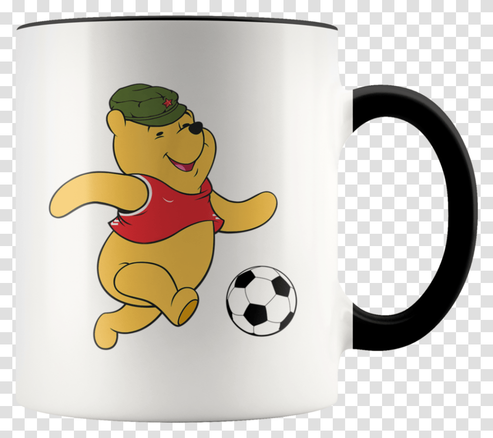Funny Freedom Winnie The Pooh Bear Soccer Football Birthday Mug Gift Ideas, Coffee Cup, Soccer Ball, Team, Jug Transparent Png