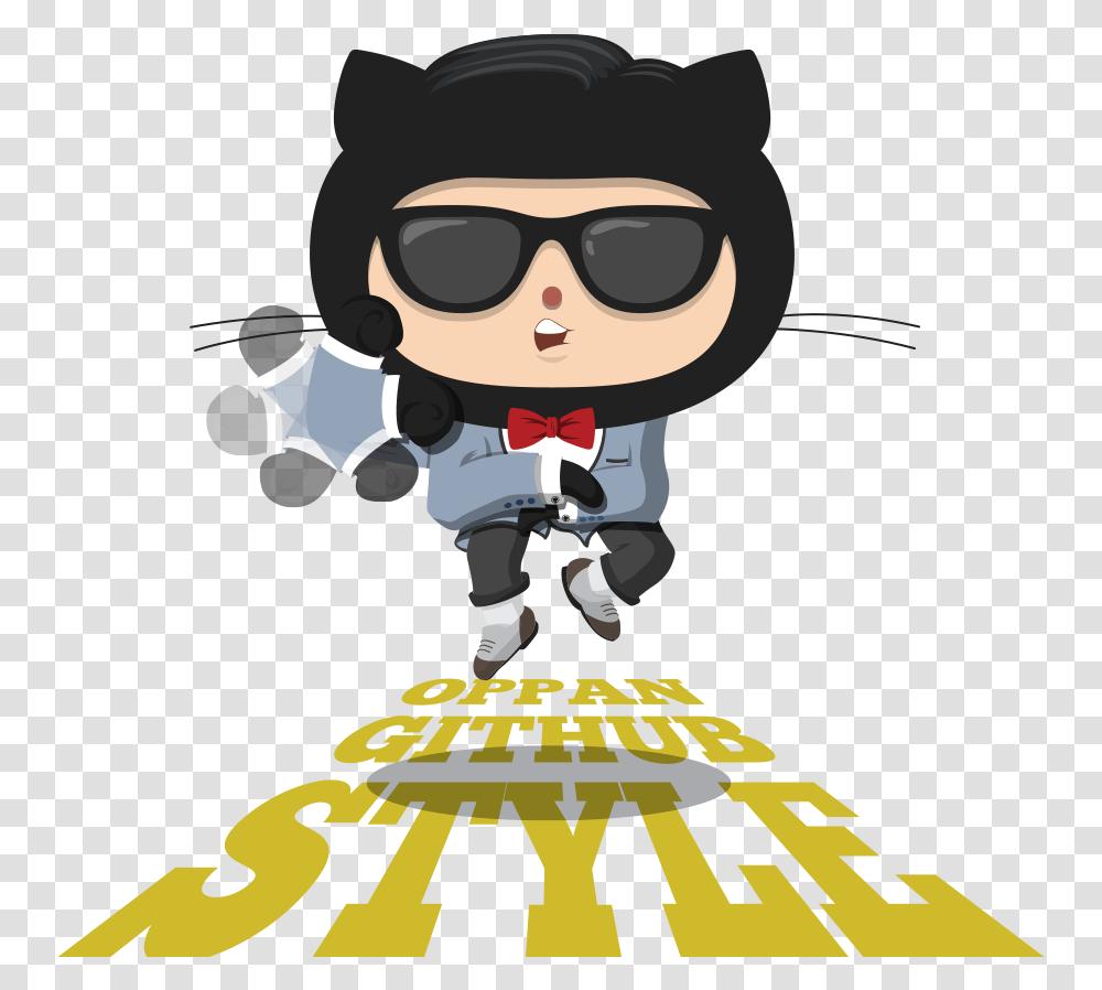 Funny Github Logo, Poster, Advertisement, Flyer, Paper Transparent Png