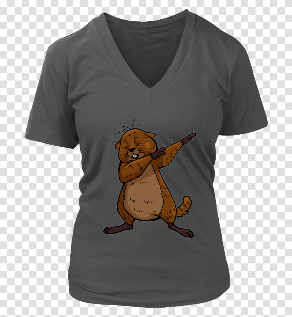 Funny Groundhog Day Shirt Funny Dabbing Dance Groundhog, Apparel, T-Shirt, Sleeve Transparent Png