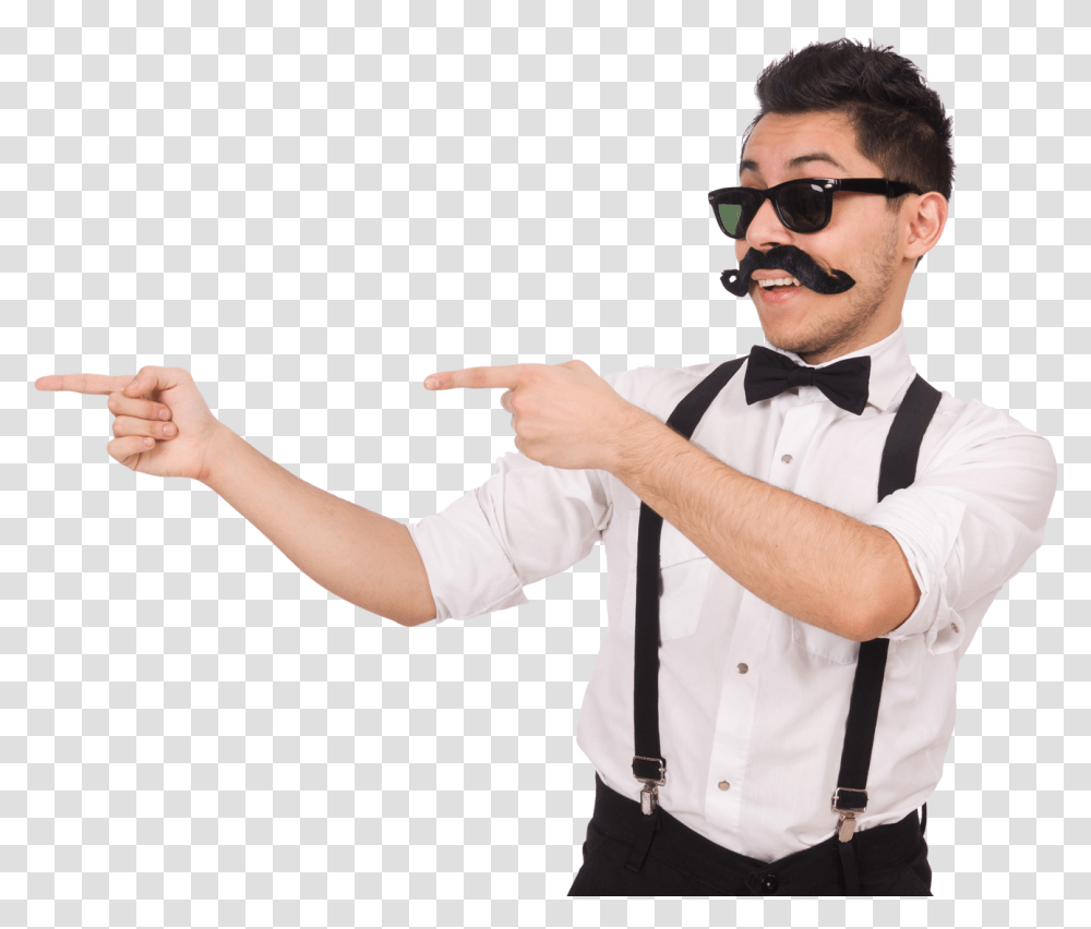 Funny Guy Pointing, Person, Human, Sunglasses, Accessories Transparent Png