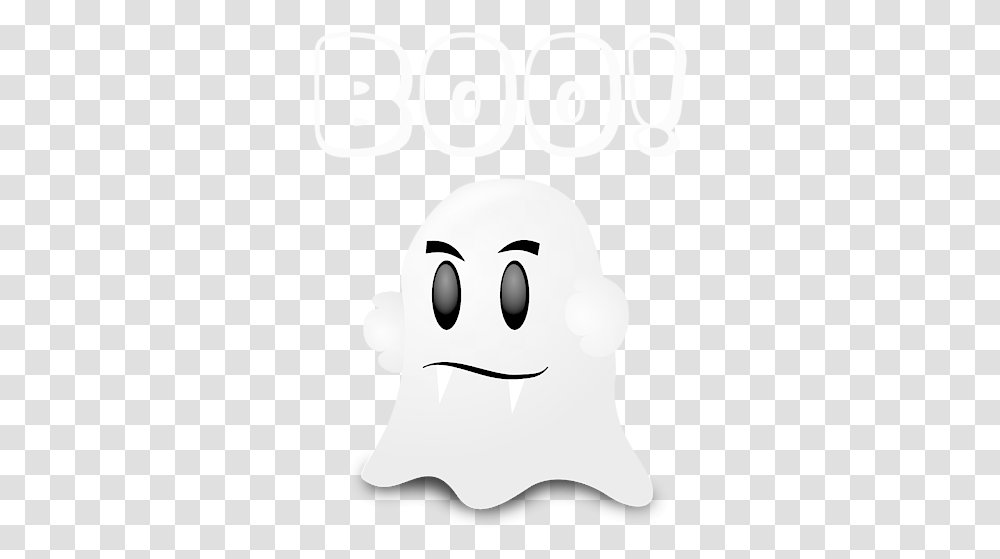 Funny Halloween Gifts Cute Boo Ghost Portable Battery Charger Cartoon Ghost, Text, Face, Snowman, Alphabet Transparent Png