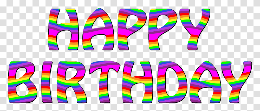 Funny Happy Birthday Clipart Image Vertical, Text, Graphics, Light, Alphabet Transparent Png