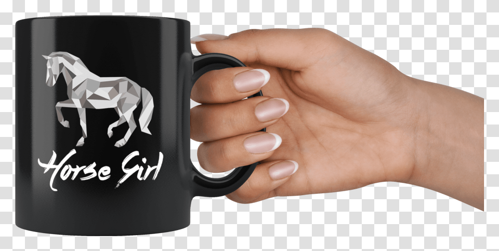 Funny Horse Trump Father's Day Gift, Person, Coffee Cup, Nail, Hand Transparent Png