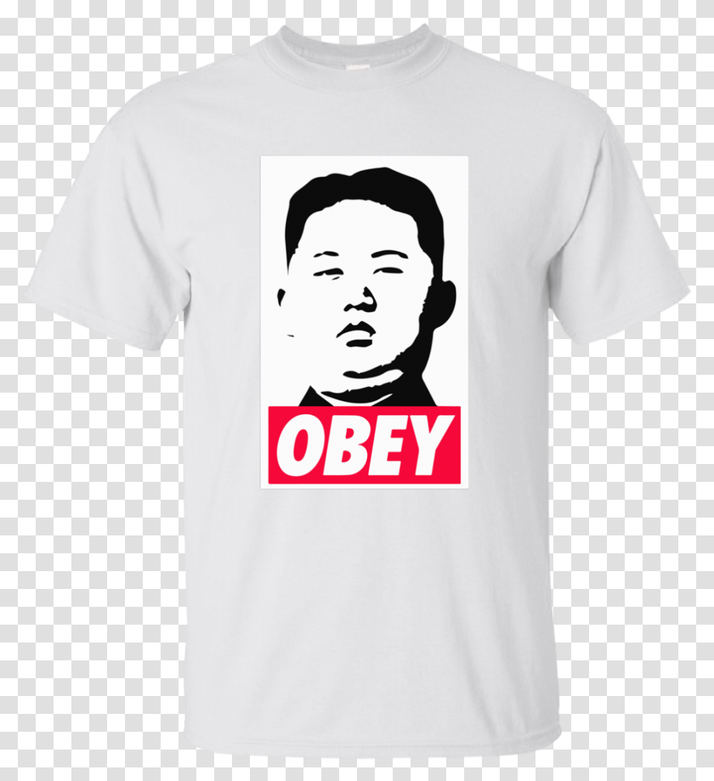 Funny Kim Jong Un Obey Supreme Shirt Jersey Hoodie, Apparel, T-Shirt, Person Transparent Png