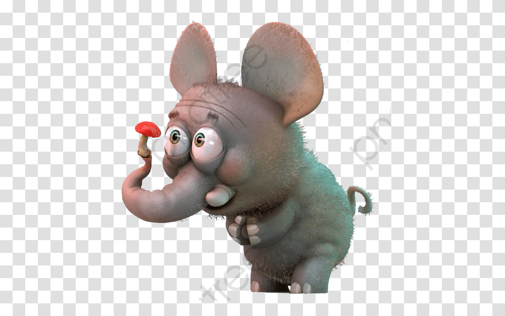 Funny Monkey Baby Elephant Clipart Cool Animated Funny Animated Cartoon Characters, Toy, Figurine, Animal, Mammal Transparent Png