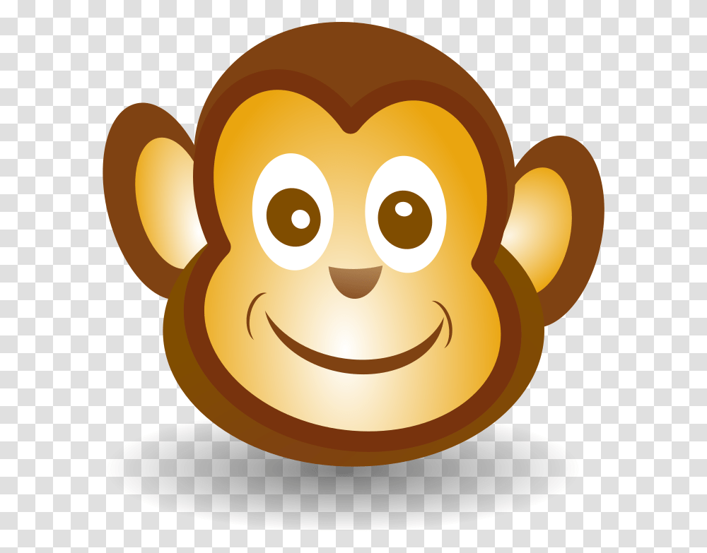 Funny Monkey Face Monkey Face Clipart, Label, Food, Cookie Transparent Png