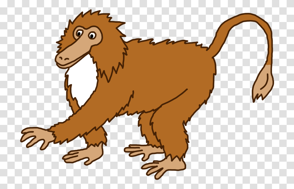 Funny Monkey Hairy Monkey Clipart, Animal, Mammal, Wildlife, Brown Bear Transparent Png