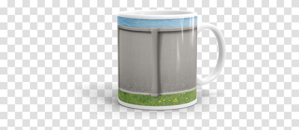 Funny Mug Designed To Look Like An Above Ground Pool Coffee Cup, Mailbox, Letterbox, Jug, Water Jug Transparent Png