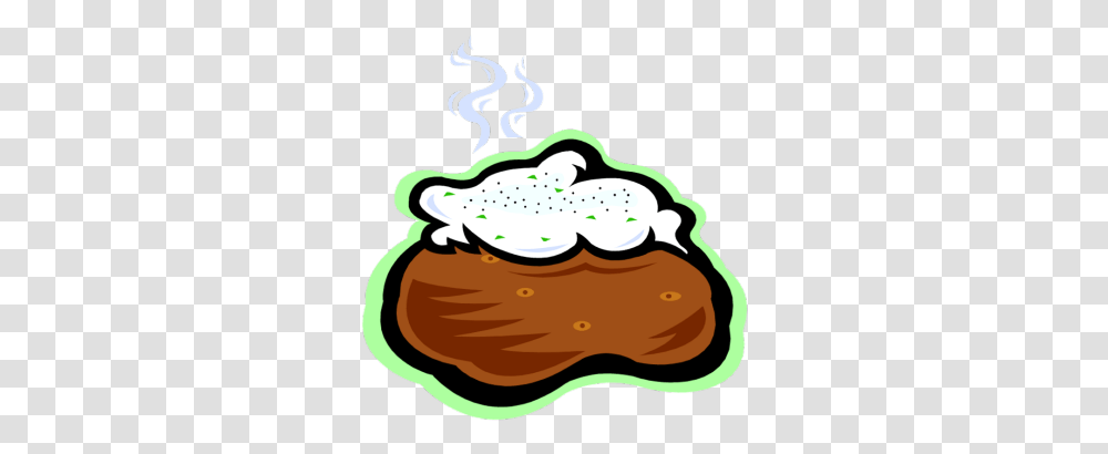 Funny Potato Clipart, Cream, Dessert, Food, Icing Transparent Png