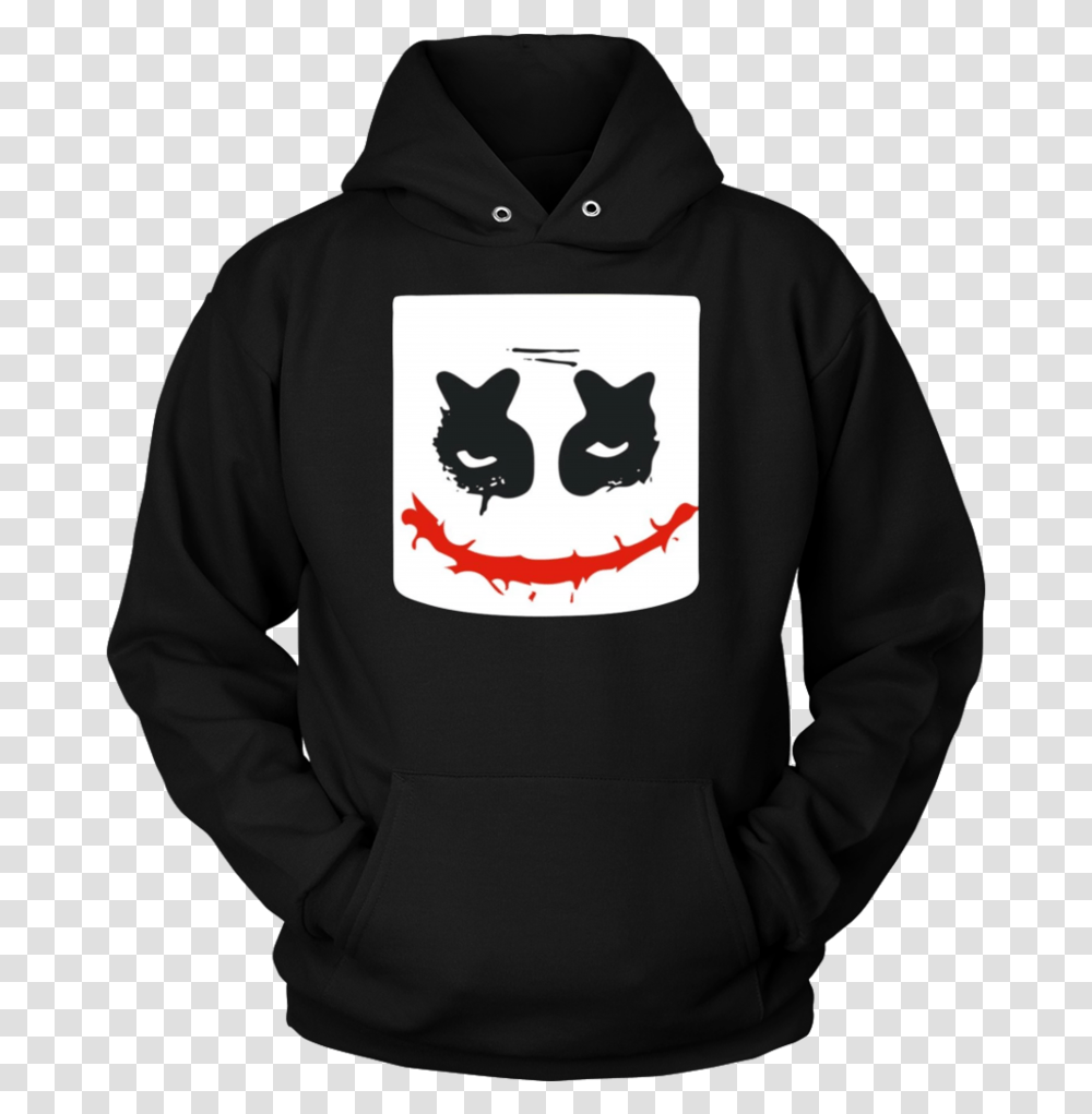 Funny Scary Joker Face Halloween Costume Unisex T Shirt Black Power Hoodies, Apparel, Sweatshirt, Sweater Transparent Png