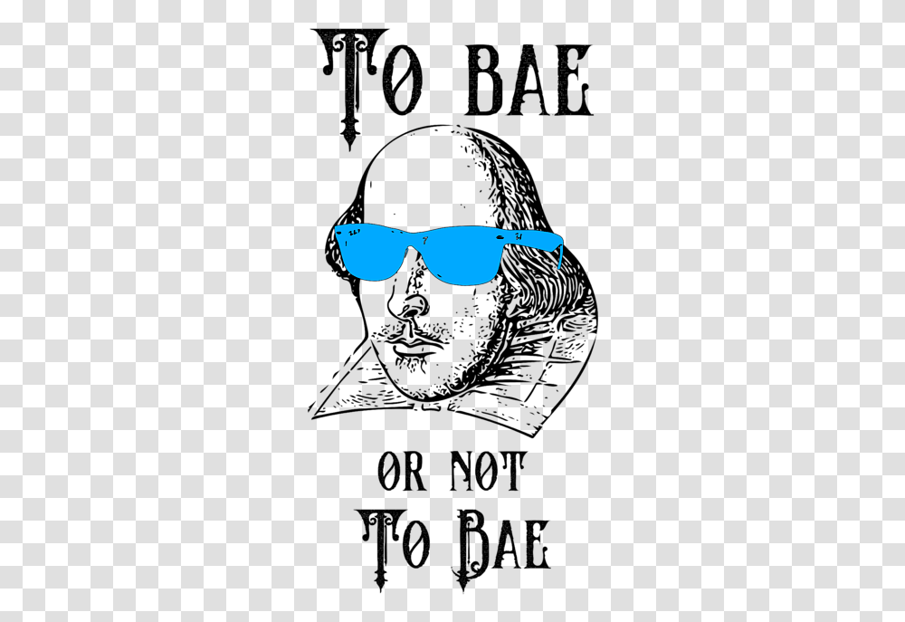 Funny Shakespeare Meme To Bae Or Not Spiral Notebook Shakespeare Funny, Glasses, Accessories, Accessory, Sunglasses Transparent Png