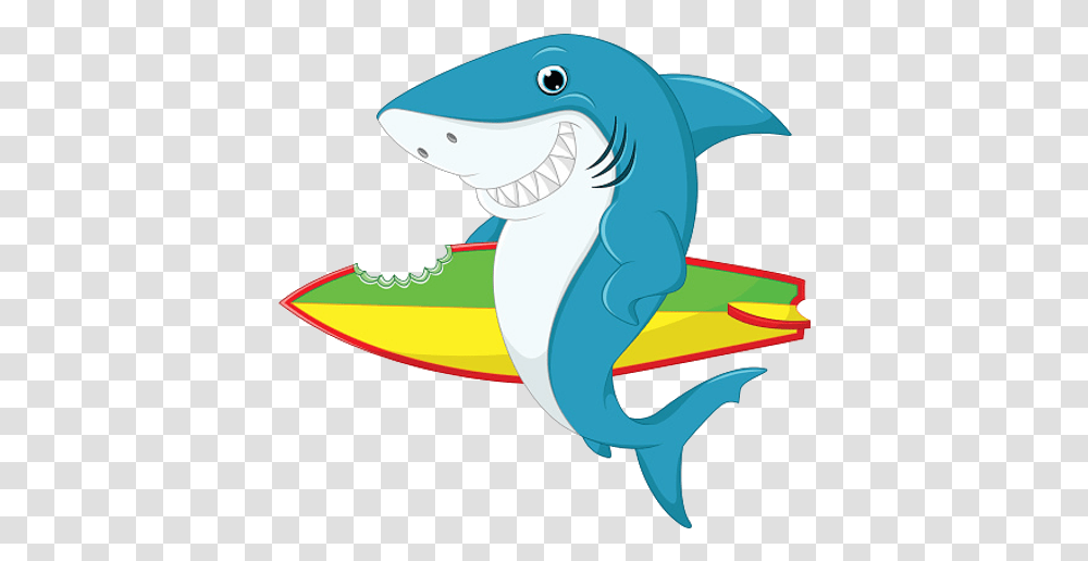 Funny Shark Aquatic Animals Clipart Shark Surfing, Sea Life, Fish, Mammal, Mouth Transparent Png
