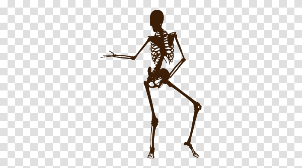 Funny Skeleton Image Clipart Funny Skeleton, Bow, Cross Transparent Png