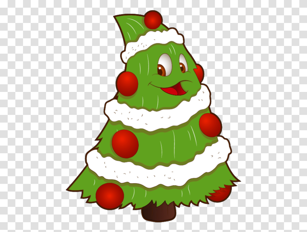 Funny Small Christmas Tree Clipart, Plant, Birthday Cake, Dessert, Food Transparent Png