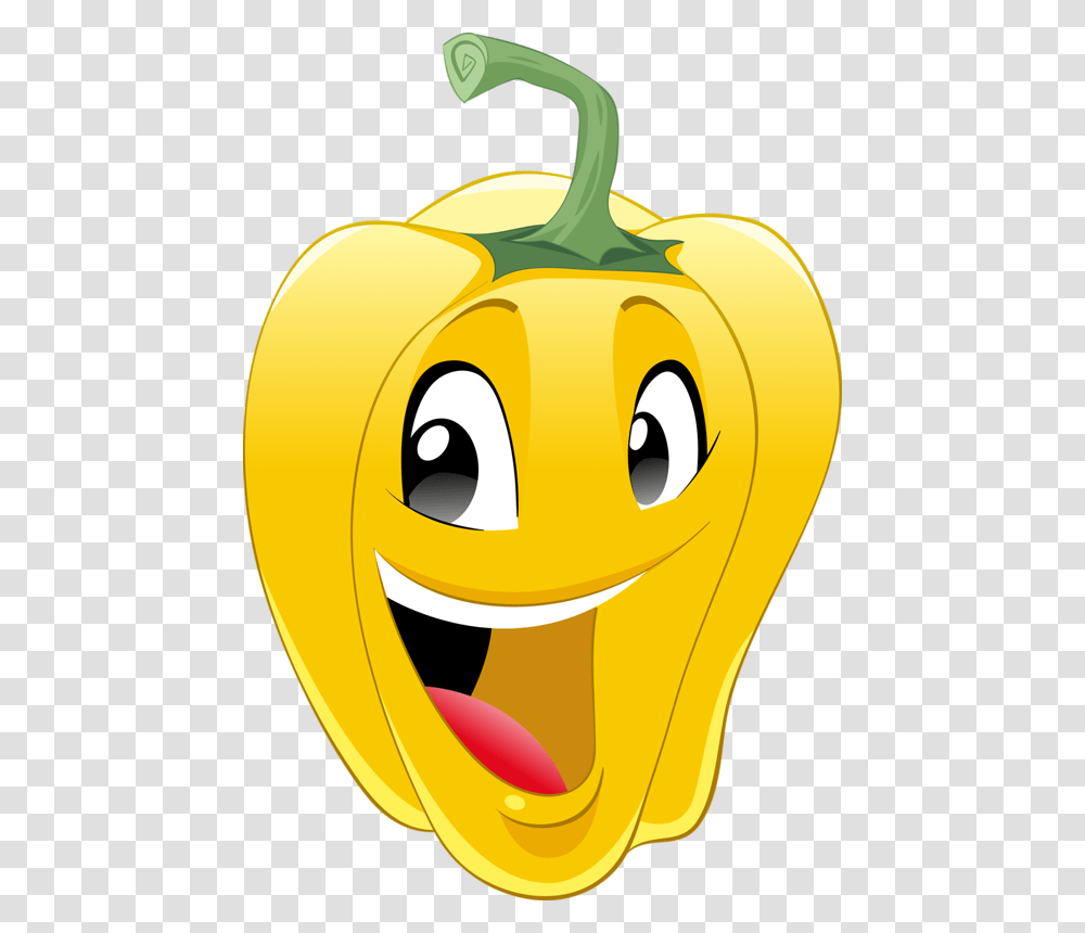 Funny Smile Funny Fruits And Vegetables Clipart, Plant, Light, Food, Label Transparent Png