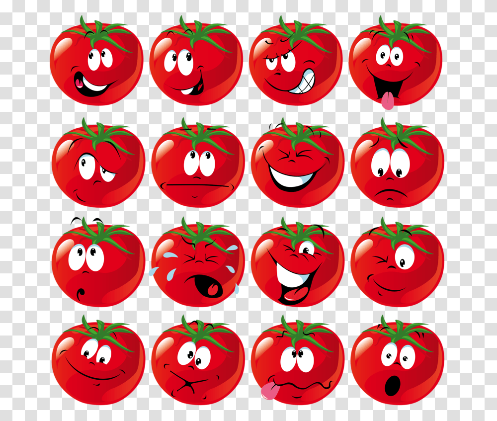 Funny Tomato Clip Art, Plant, Fruit, Food Transparent Png
