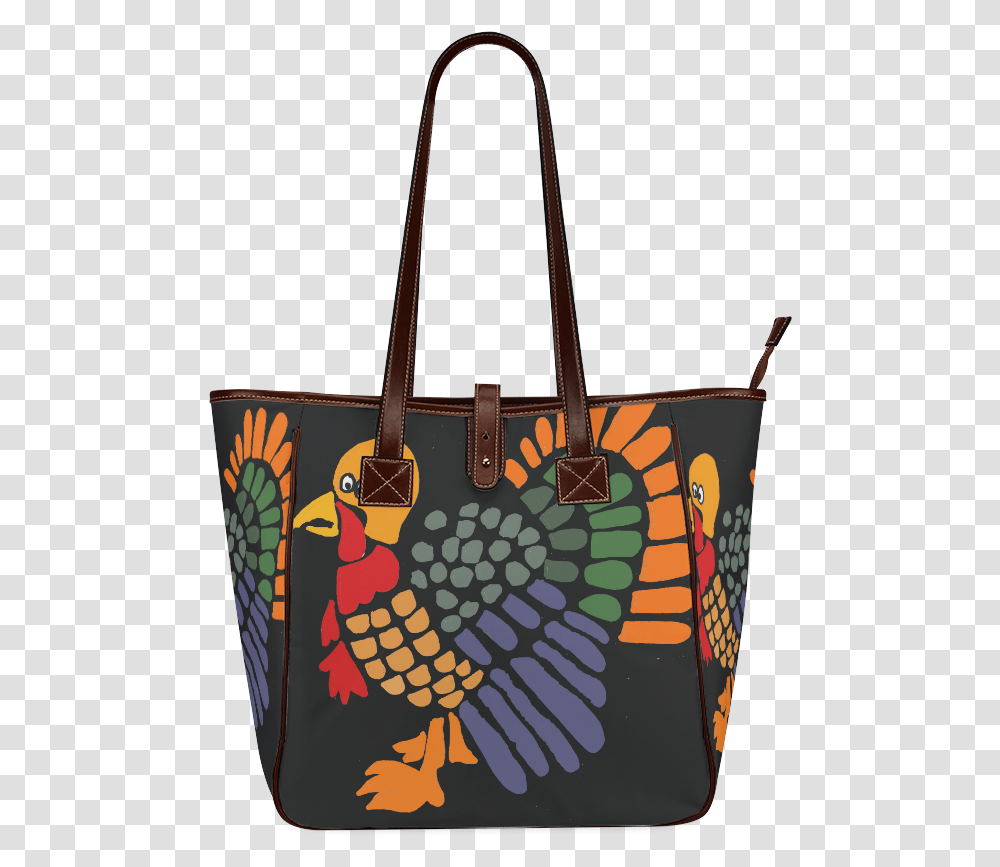 Funny Turkey Abstract Art Classic Tote Bag Birkin Bag, Handbag, Accessories, Accessory, Purse Transparent Png