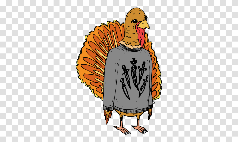 Funny Turkey Clipart Turkey Animal, Person, Leisure Activities, Text, Armor Transparent Png