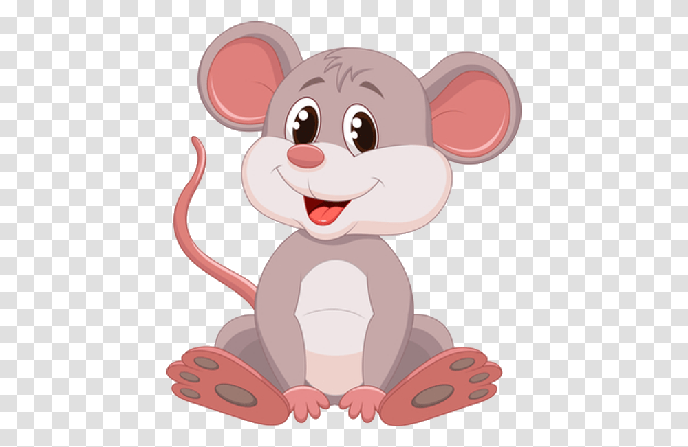 Funnycutecartoonmousepng 600600 Cute Mouse Cartoon Cute Mice, Animal, Mammal, Toy, Pig Transparent Png