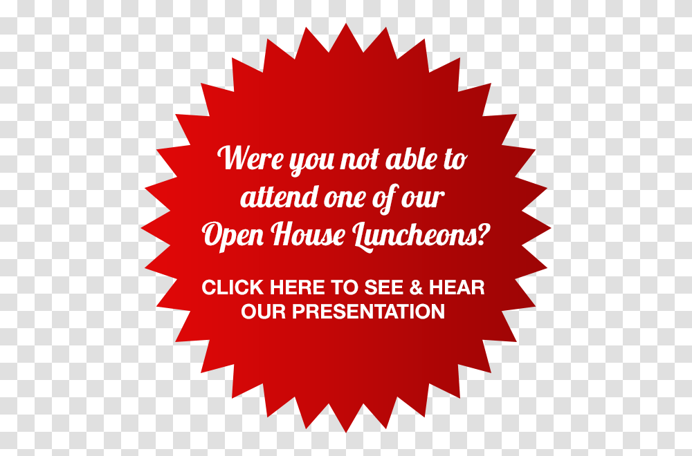 Funservices Starburst Openhouseluncheons Red Badge Top Seller, Advertisement, Poster, Paper Transparent Png