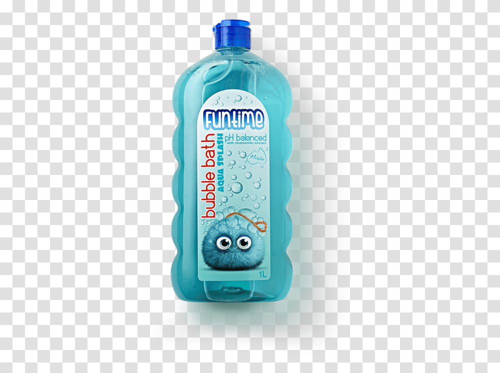 Funtime Bubble Bath Aqua Splash Plastic Bottle, Beverage, Alcohol, Shampoo, Liquor Transparent Png