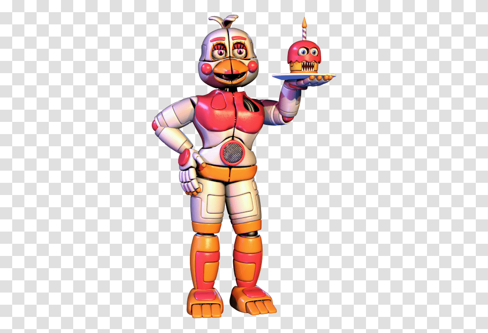 Funtime Chica Five Nights, Robot, Toy Transparent Png
