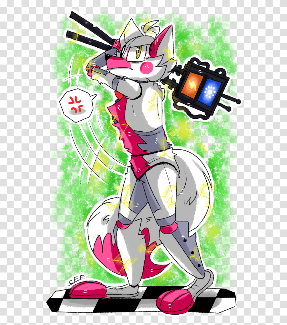 Funtime Foxy Controlled Shock, Poster, Advertisement, Flyer, Paper Transparent Png