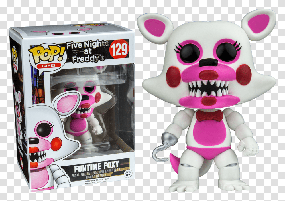 Funtime Foxy Funtime Foxy Pop Vinyl, Toy, Robot, Appliance Transparent Png