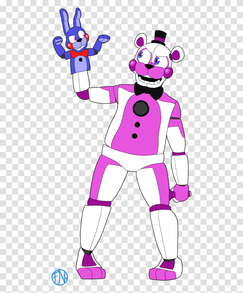 Funtime Freddy By Fnafnations Cartoon Funtime Foxy X Funtime Freddy, Person, Performer, People Transparent Png