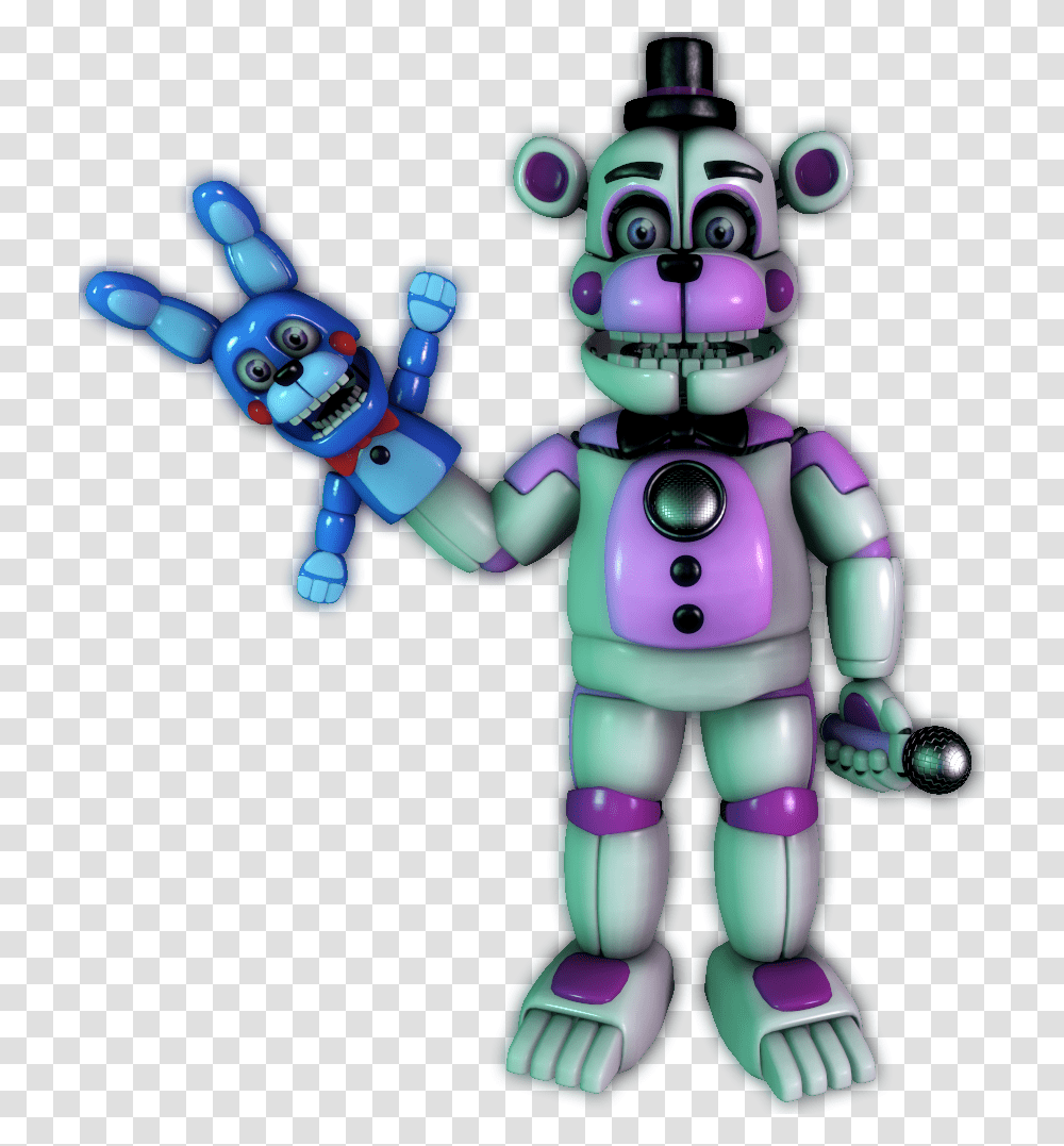 Funtime Freddy Render, Toy, Robot Transparent Png