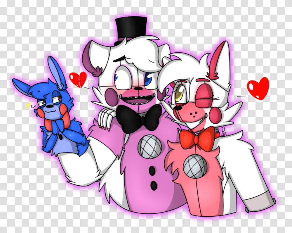 Funtime Freddy X Funtime Foxy, Comics, Book Transparent Png
