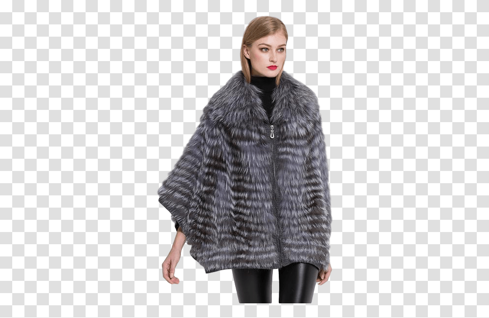 Fur Clothing, Apparel, Cloak, Fashion, Person Transparent Png
