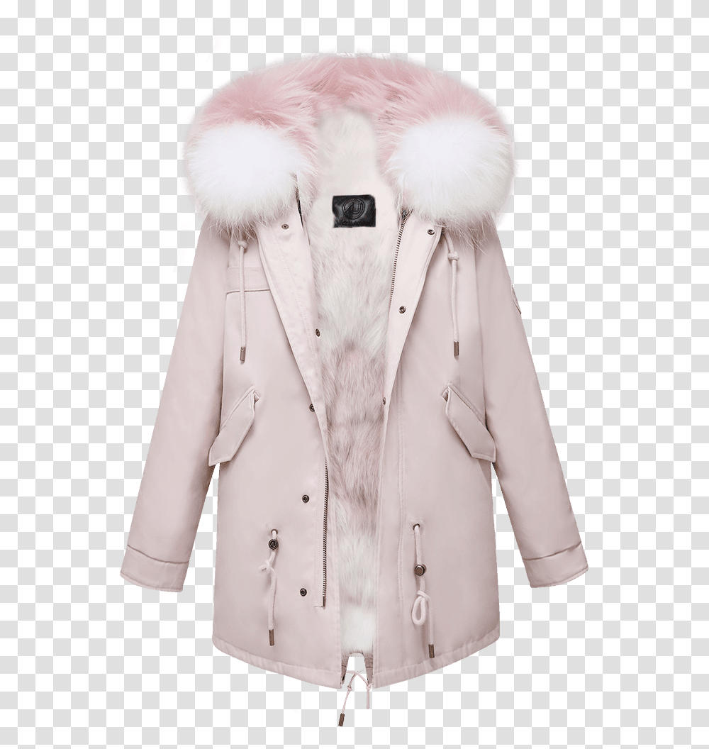 Fur Clothing, Apparel, Coat, Overcoat, Trench Coat Transparent Png