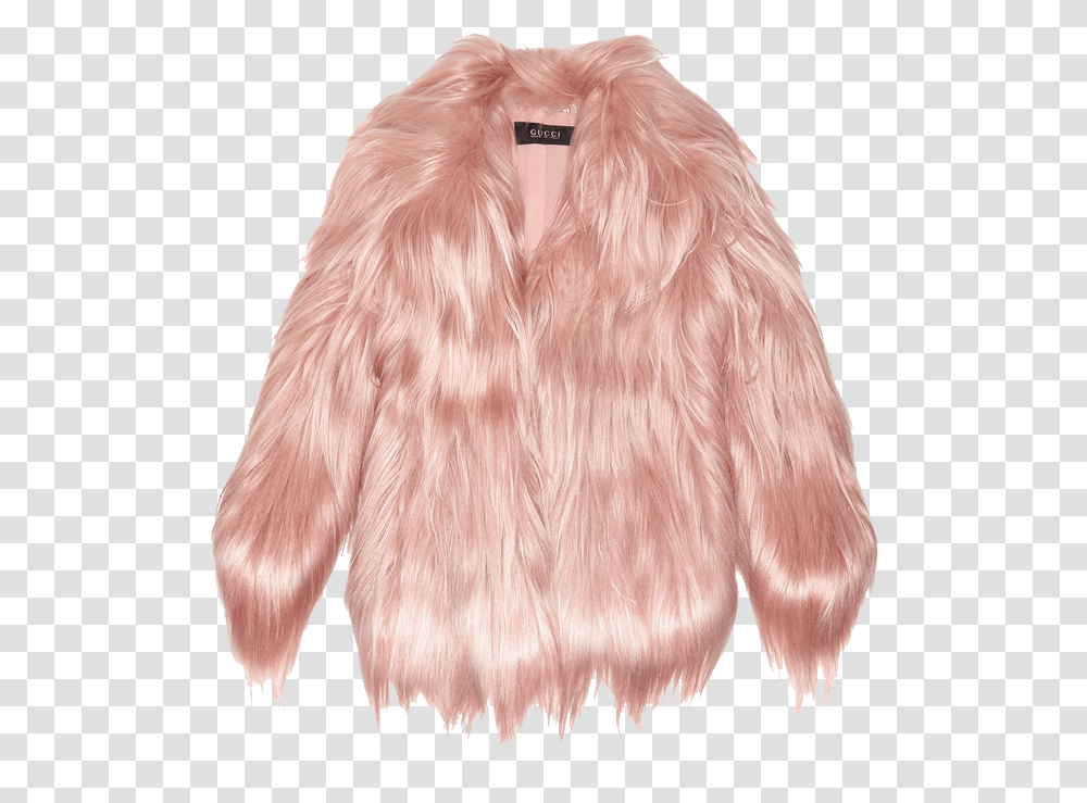 Fur Coat Background Image Pink Fur Coat, Bird, Animal, Apparel Transparent Png