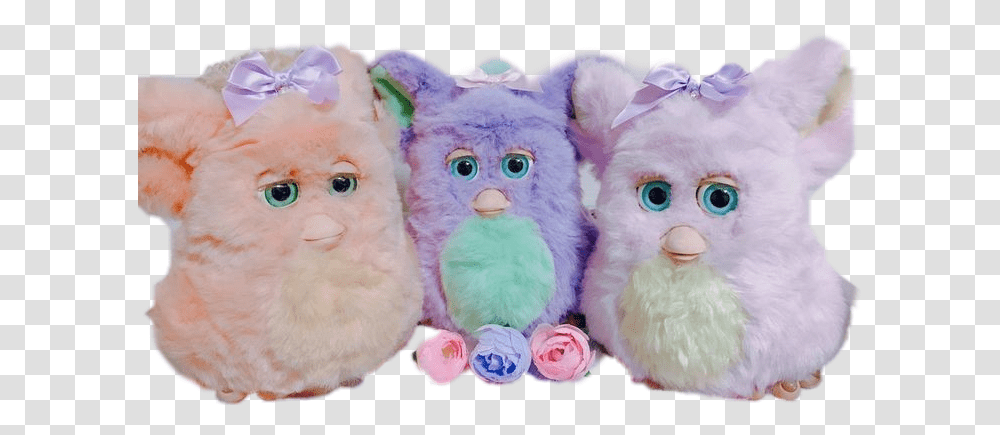 Furby 90s Toys Pastel Cute Sticker By Melanie Mathias Soft, Plush, Cushion, Sweets, Food Transparent Png